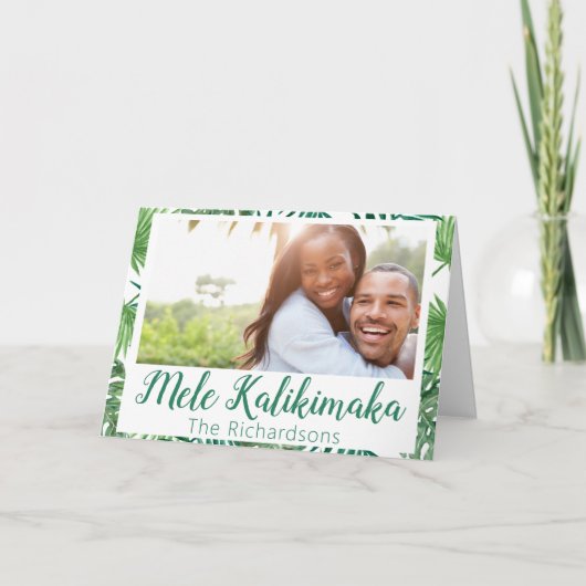 メレカリキマカ写真クリスマスカード シーズンカード (正面)