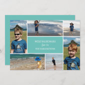 メレカリキマカ写真コラージュカードforクリスマス シーズンカード (正面/裏面)