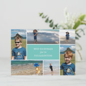 メレカリキマカ写真コラージュカードforクリスマス シーズンカード (スタンド正面)