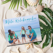 メレカリキマカ家族の写真トロピカルマグネットカード