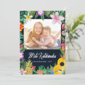 メレカリキマカ熱帯エレガントクリスマスフォト シーズンカード (スタンド正面)