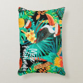 メレカリキマカ熱帯ジャングルバード可逆 アクセントクッション (正面(垂直))