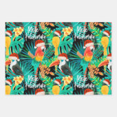 メレカリキマカ熱帯ジャングルバード ラッピングペーパーシート (正面3)