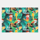 メレカリキマカ熱帯ジャングルバード ラッピングペーパーシート (正面)