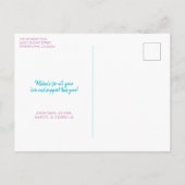 メレカリキマカ熱帯ハワイアンクリスマスフォト シーズンポストカード (裏面)