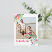 メレカリキマカ熱帯花フォトポストカード シーズンポストカード (スタンド正面)