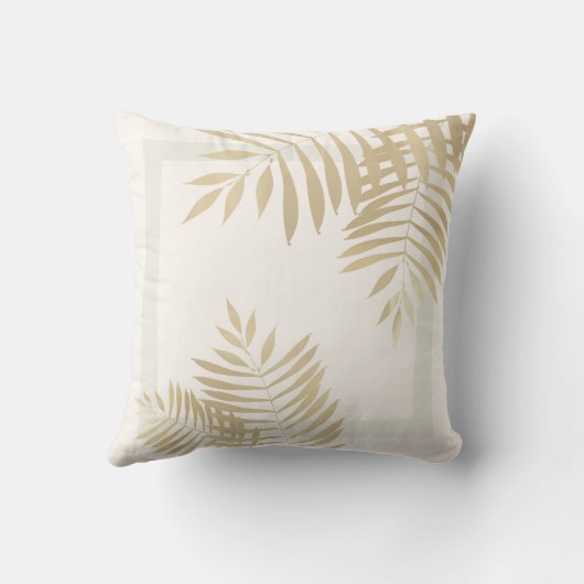 メレカリキマカ金ゴールドパームツリー装飾用クッション クッション (裏面)