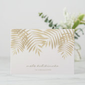 メレカリキマカ金ゴールドパーム離れスクリスマスカード シーズンカード (スタンド正面)