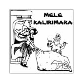 メレカリキマカ – クリスマスティキとサンタ ラバースタンプ (インプリント)