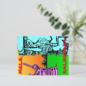 メレカリキマカ – クリスマスティキラブ ポストカード (スタンド正面)