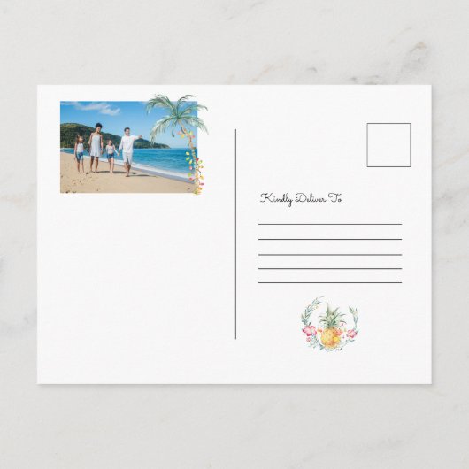 メレカリキマカ |クリスマスファミリーフォトポストカード シーズンポストカード (裏面)