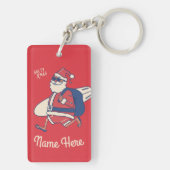 メレカリキマカ – サンおもしろいタハワイアンクリスマス キーホルダー (裏面)