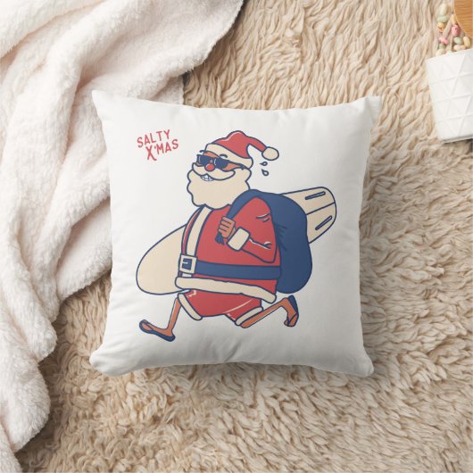 メレカリキマカ – サンおもしろいタハワイアンクリスマス クッション (ブランケット)