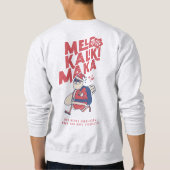 メレカリキマカ – サンおもしろいタハワイアンクリスマス スウェットシャツ (裏面)