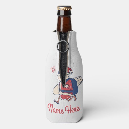 メレカリキマカ – サンおもしろいタハワイアンクリスマス ボトルクーラー (ボトル裏面)