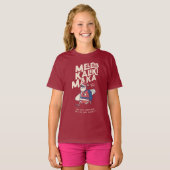 メレカリキマカ – サンおもしろいタハワイアンクリスマス Tシャツ (正面フル)