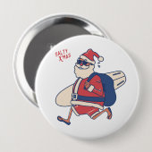 メレカリキマカ – サンおもしろいタハワイアンクリスマスB 缶バッジ (正面&裏面)