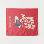 メレカリキマカ – サンおもしろいタハワイアンクリスマスT タペストリー (正面(横))