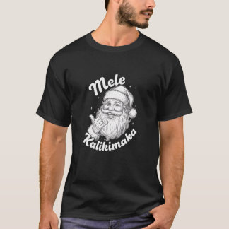 メレカリキマカ サンタ シャカ ハワイアン クリスマス キッズ Tシャツ