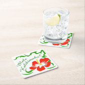 メレカリキマカ スクエアペーパーコースター (インサイチュ)