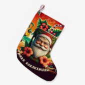 メレカリキマカ スモールクリスマスストッキング (正面 (吊り時))