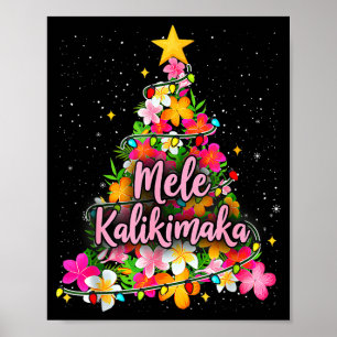 メレカリキマカ トロカル クリスマス ハワイアン Xmas ポスター