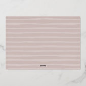 メレカリキマカ |ハワイの写真 箔シーズンカード (裏面)