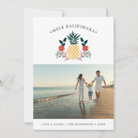 メレカリキマカ |ハワイアンの写真 シーズンカード (正面)