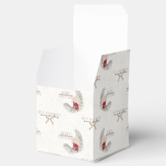 メレカリキマカ、ハワイアンスタイルクリスマス フェイバーボックス (オープン)