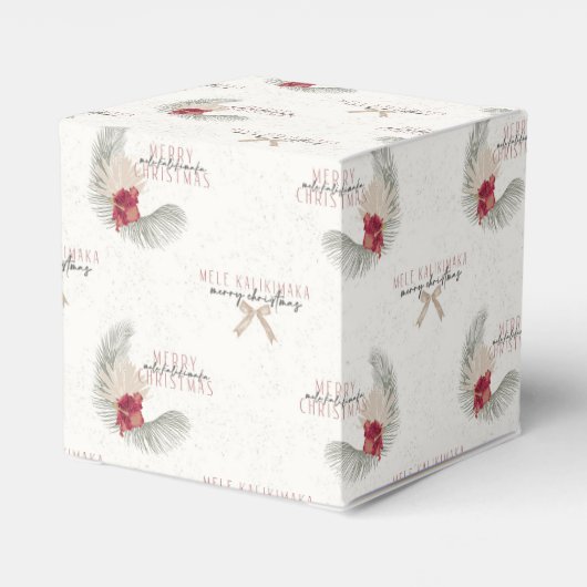 メレカリキマカ、ハワイアンスタイルクリスマス フェイバーボックス (裏面サイド)