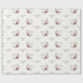 メレカリキマカ、ハワイアンスタイルクリスマス ラッピングペーパー (フラット)