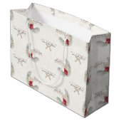 メレカリキマカ、ハワイアンスタイルクリスマス ラージペーパーバッグ (裏面アングル)