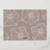 メレカリキマカ |ハワイアンフローラ写真 箔シーズンカード (裏面)