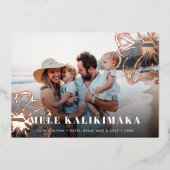 メレカリキマカ |ハワイアンフローラ写真 箔シーズンカード (正面)