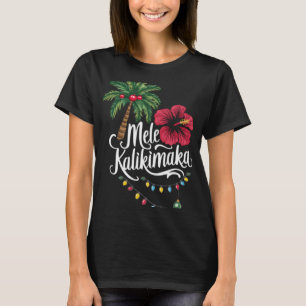 メレカリキマカ ハワイ サンタ ハワイアン メリークリスト Tシャツ