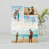 メレカリキマカ フォトコラージュ 箔シーズンカード (立ち正面)