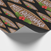 メレカリキマカ – メリークリスマスサーフボードハワイ ラッピングペーパー (角)