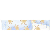 メレカリキマカ |金ゴールドウミガメ青    ショートテーブルランナー (横)