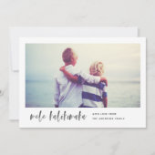 メレカリキモダンマミニマルカホリデイ写真 シーズンカード (正面)