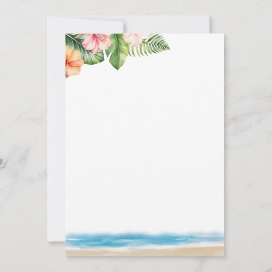 メレカリマカハワイパームツリークリスマスパーティー 招待状 (裏面)