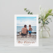 メレカリマカミニマル |垂直方向の写真 箔シーズンポストカード (立ち正面)