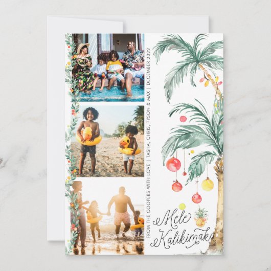 メレカリマカ |クリスマスフォトコラージュカード シーズンカード (正面)