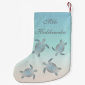 メレカリマカ |シルバーシーウミガメハワイアン スモールクリスマスストッキング (裏面)