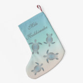 メレカリマカ |シルバーシーウミガメハワイアン スモールクリスマスストッキング (裏面 (吊り時))