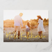 メレカリマカ |ハワイアン写真 箔シーズンカード (正面)