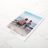 メレスタイリッシュカリマカミニマルクリスマス 箔シーズンカード (回転した状態)