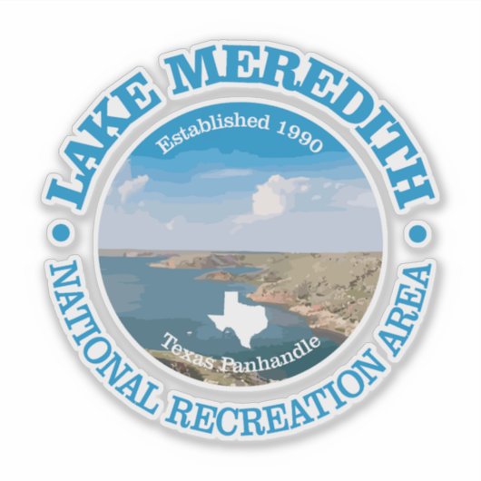 メレディス湖NRA シール (正面)