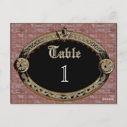 メレディス表番号カード ポストカード (裏面)