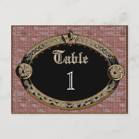 メレディス表番号カード ポストカード (正面)