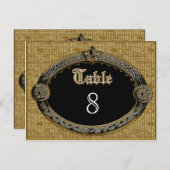 メレディス・ロイヤルテーブル番号カード ポストカード (正面/裏面)